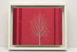 Silent grove v by Nakisa Seika, oil on board, sold Jun 2025