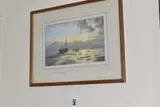 Coastal sunset by Steven Thor Johanneson, 1984, watercolour on paper, sold Jun 2025