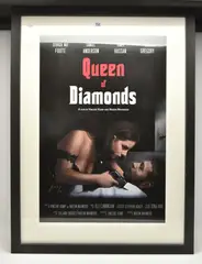 Queen of diamonds by Vincent Kamp, print on paper, sold Jun 2025