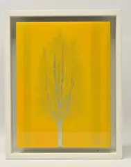 Silent grove by Nakisa Seika, oil on board, sold Jun 2025