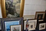 each depicting a Maritime or fishing scene, signed in the by Twelve Arthur Briscoe Lithographic Prints, watercolour, sold Jun 2025
