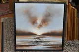 Dark days ahead by David Ridley, oil on canvas, sold Jun 2025