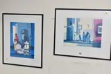 Mexico 1' and 'Mexico 2 by Marcel Mouly, print and signature, sold Jun 2025
