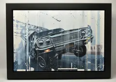 Ain by Kris Hardy, mixed media on canvas, sold May 2025