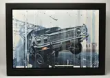 Ain by Kris Hardy, mixed media on canvas, sold May 2025
