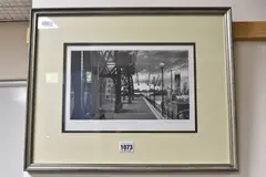 Towards 2000 by Anthony Dyson, 1999, etching, sold May 2025