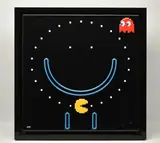 Game face by Doug Hyde, print on board, sold May 2025