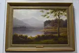 Cat bells from derwentwater, cumberland by William Mellor, oil on canvas, sold May 2025