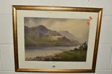 Anglers crag, ennerdale by Edward Horace Thompson, 1924, watercolour on paper, sold May 2025