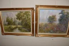 Comprising a landscape of by Colin Maxwell Parsons, oil, sold Apr 2025