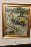 Out to grass by John Lines, oil on board, sold Apr 2025