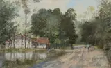 The Road to Xian Signed Roy Perry by Roy Perry, watercolor, offered Dec 2025
