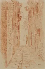 Untitled by Mervyn Peake, drawing, sold Dec 2025