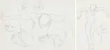 Studies for The Dance by Michael Ayrton, pencil, offered Dec 2025
