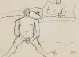 1956 19 by Keith Vaughan, Pencil, sold Dec 2025