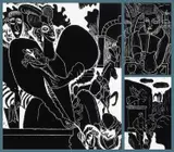 Woodcuts 1928-29 by Edward Burra, pencil, sold Dec 2025