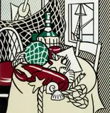 Still Life with Lobster by Roy Lichtenstein, pencil, offered Dec 2025