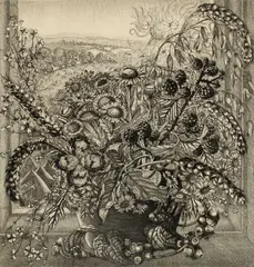 Autumn by Robin Tanner, Etching, originally published, sold Dec 2025