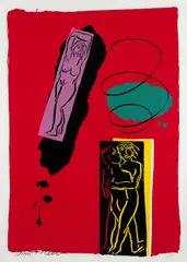 Untitled Nude by Bruce McLean, pencil, offered Dec 2025