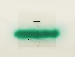 Sensory World 5 Signed with initials by Victor Pasmore, Etching and aquatint, sold Dec 2025