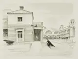Southern Section of Piazza by David Gentleman, Lithograph, from the Covent Garden suite, offered Dec 2025
