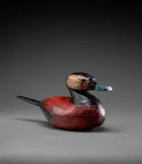 Ruddy Duck Indistinctly inscribed and by Guy Taplin, sculpture, sold Dec 2025