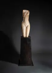 Small Torso I Onyx on a metal base by Emily Young, sculpture, offered Dec 2025