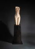 Small Torso I Onyx on a metal base by Emily Young, sculpture, offered Dec 2025