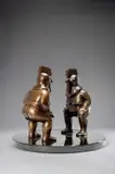 Luta de Galos by Adália Alberto, Bronze on a granite base, offered Dec 2025