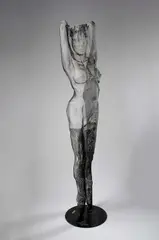 Standing Nude in Stockings Signed and dated Begbie 95 by David Begbie, sculpture, offered Dec 2025