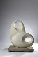 A large stoneware sculpture hand built by Audrey Richardson, sculpture, sold Dec 2025