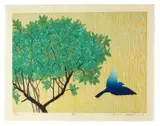 Unichi hiratsuka by Bakufu Ohno, 1998, print, sold Nov 2025