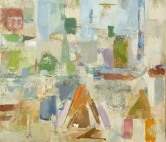 Studio Window 2023 Signed and dated Sarah AJ 2023 by Lady Sarah Chatto, Oil on canvas Framed, sold Oct 2025