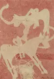 Kazak Horses Signed Mary Tambini by Mary Tambini, print, sold Oct 2025
