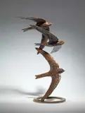 Swoop of Three Swifts Signed by Mark Coreth, Bronze, sold Oct 2025