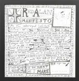 Red Alan Manifesto napkin printed on paper by Grayson Perry, print (other), offered Mar 2025