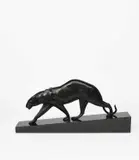 Panthére Marchant by Maurice Prost, bronze, sold Mar 2025