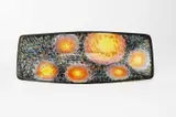 Homage to Vincent tin glazed earthenware tray by Peter Lane, sculpture, offered Mar 2025