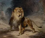 Wounded But Not Defeated Signed and dated W Huggins 1840 by William Huggins, Oil on canvas, sold Mar 2025