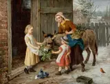 Firm Friends Signed and dated GA Holmes/79 by George Augustus Holmes, Oil on canvas, sold Mar 2025