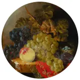 Still life with fruit on a marble ledge Signed and dated C by Conrad Cook, Oil on canvas, offered Mar 2025