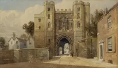 Edgar Tower by Thomas Shotter Boys, Pencil and watercolour, sold Mar 2025
