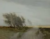 The Shadowed Road Signed TATTON WINTER by William Tatton Winter, Watercolour, sold Mar 2025