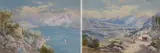 View of Lake Como by Charles Edmund Rowbotham, watercolour and bodycolour, sold Mar 2025