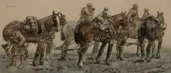 Untitled by Charles Johnson Payne, pencil, sold Mar 2025