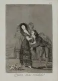 Quien Mas Rendido? by Francisco Goya, Etching, aquatint and drypoint, plate, sold Mar 2025