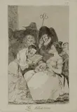 La Filiacion by Francisco Goya, Etching and aquatint, plate, sold Mar 2025