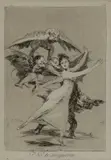 No Te Escaparas by Francisco Goya, Etching and aquatint, plate, sold Mar 2025