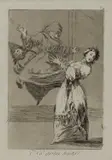 No Grites by Francisco Goya, Etching and aquatint, plate, sold Mar 2025