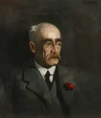 Portrait of Rudyard Kipling by Sam Morse-Brown, Oil on canvas, sold Dec 2024